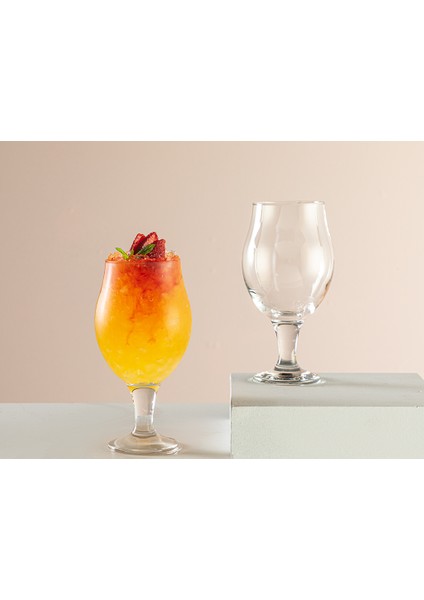 Delhi Cam 2'li Bıra Bardağı 570 ml Şeffaf