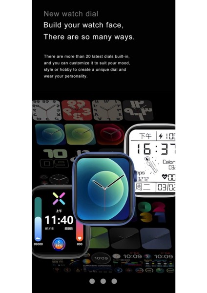 Akıllı Saat 99 + Kulaklık Dokunmatik Türkçe Menü Arama Cevaplama Kablosuz Şarj