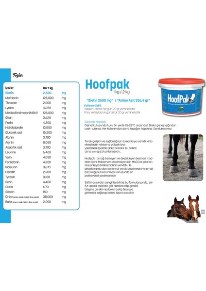 Hoofpak 1 Kg.