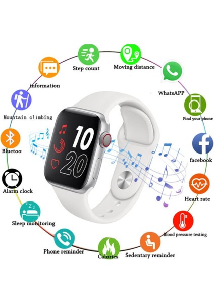 Akıllı Saat Türkçe Menülü Arama Cevaplama Modu Konuşma Özelliği Ios Android T500