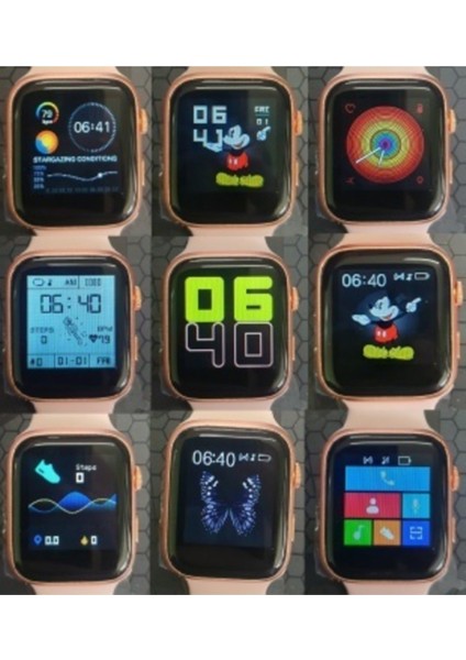 T500 Akıllı Saat Ios/android Uyumlu Samrt Pembe