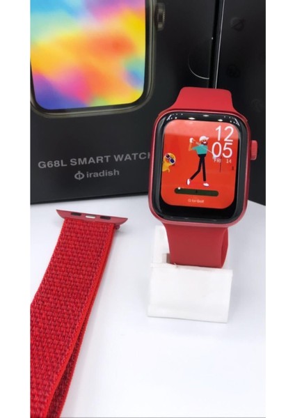 G68L 6s Akıllı Saat Konuşma Özellikli Türkçe Menü Yan Tuşlar Aktif Uygulama