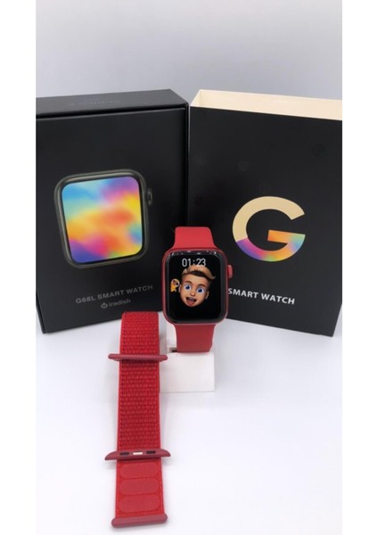 G68L 6s Akıllı Saat Konuşma Özellikli Türkçe Menü Yan Tuşlar Aktif Uygulama fiyatları