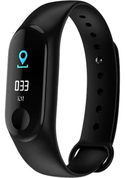 M3 Akıllı Bileklik Saat Watch Band Silikon Kordon Kayışlı