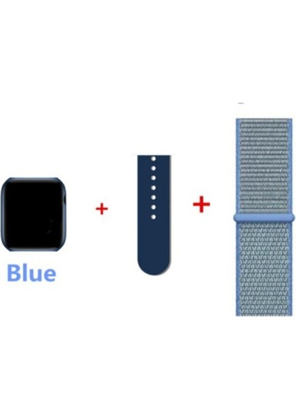 FK99 Plus Akıllı Saat Kablosuz Şarj Çift Kordon Wıreless Charger Mavi