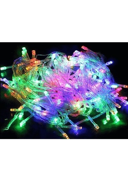 100 Ledli 8 Fonksiyonlu Dekor Lambası 10M - Rgb