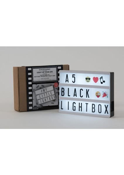A5 Kağıt Büyüklüğünde Pilli Özel Gün Işletme Harfmatik LED Pano Tabela Lightbox
