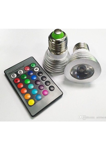 Buffer Kumandalı LED Ampül Rgb