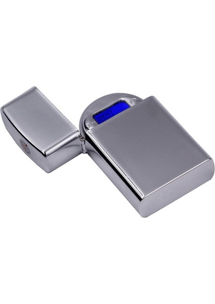Professional Zippo Çakmak Şeklinde Mini Hassas Cep Terazi 200 gr Kapasite 0.01 gr Hassasiyet Küçük T