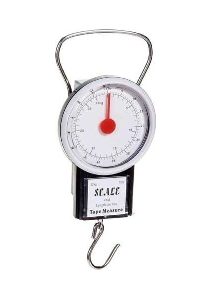 Scale Ibreli El Kantarı Balıkçı Manav Tartı Metreli Dara Terazi