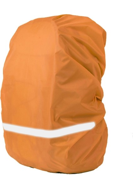 Yansıtıcı Işık Suya Dayanıklı Yağmur Örtüsü Turuncu (Yurt Dışından)