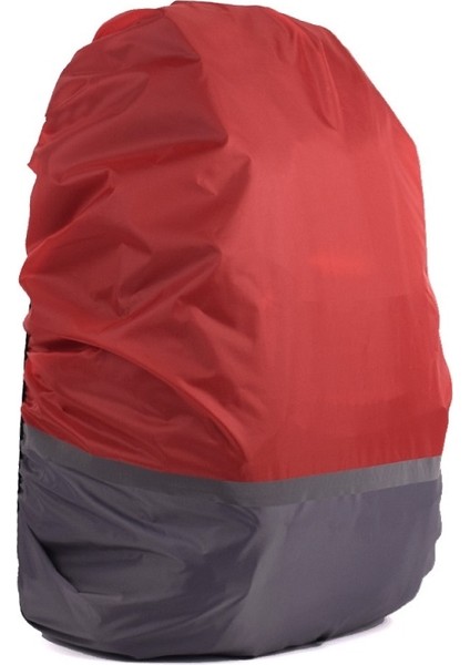 2 Adet Dış Mekan Yağmurluğu, Boyut: M 30-40L Gri - Kırmızı (Yurt Dışından)
