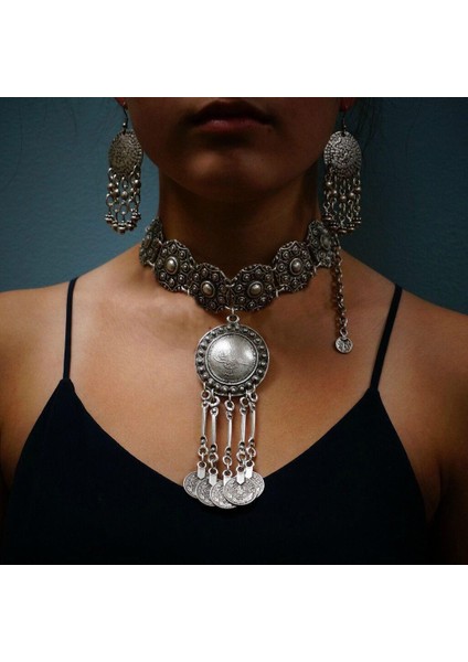 Etnik Meksika Çingene Dangle Küpe Bohem Püskül Saplamalar Parti Mücevherleri (Yurt Dışından) fırsatları