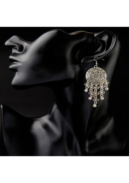 Etnik Meksika Çingene Dangle Küpe Bohem Püskül Saplamalar Parti Mücevherleri (Yurt Dışından) indirimleri