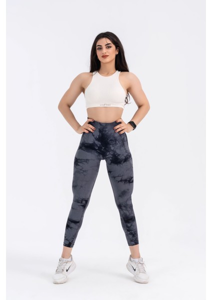 Dikişsiz Push-Up Detaylı Toparlayıcı Spor Tayt