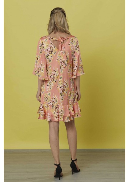 Etek Ucu Volanlı Truvakar Kol Elbise indirimleri