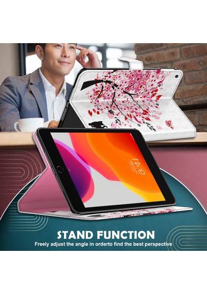 Lenovo M10 TB-X505L/TB-X505F 3D Boyalı Desen Deri Tablet Kılıf Için Renk (Yurt Dışından)