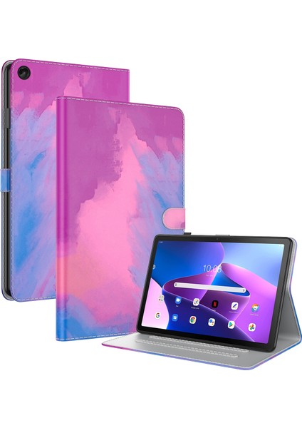 Lenovo Tab M10 Plus 10.6 3. Nesil Manyetik Deri Tablet Kılıf Için Mor (Yurt Dışından)