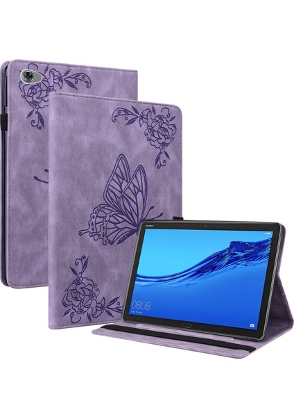 Huawei Mediapad M5/t5 Için Tablet Kılıf Mor (Yurt Dışından)