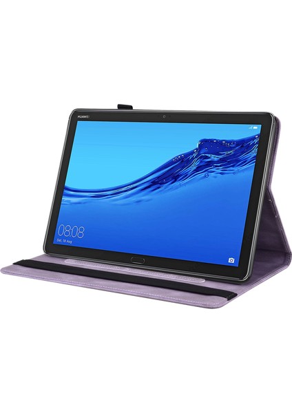 Huawei Mediapad M5/t5 Için Tablet Kılıf Mor (Yurt Dışından)
