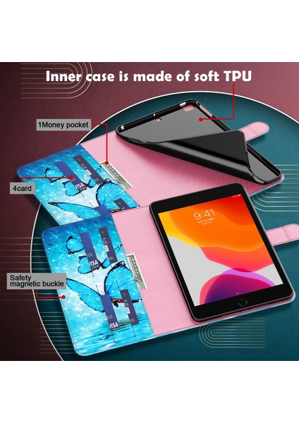 Huawei Matepad 10.4 Için Deri Tablet Kılıf Siyah (Yurt Dışından)
