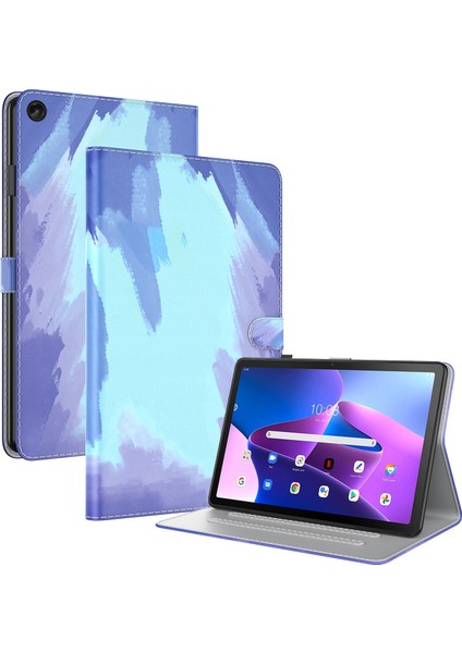 Lenovo Tab M10 Plus 10.6 3. Nesil Manyetik Deri Tablet Kılıf Için Mor (Yurt Dışından)