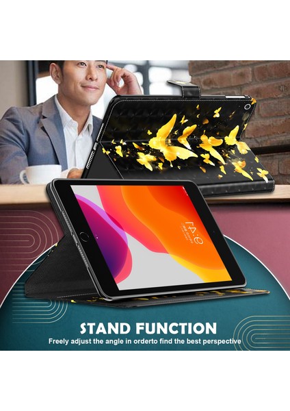 Lenovo Tab P11 3D Boyalı Desen Deri Tablet Kılıf Için Açık Pembe (Yurt Dışından)