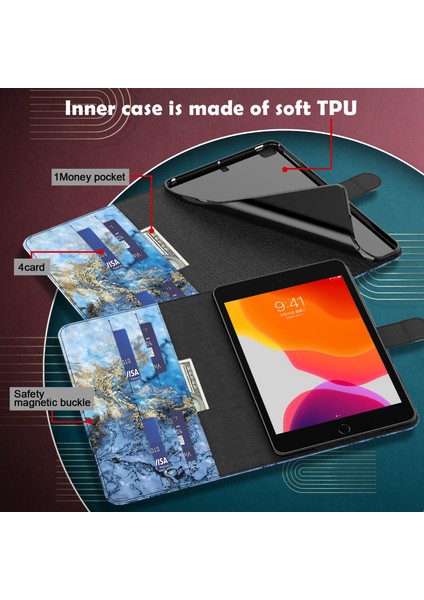 Lenovo Tab P11 Pro 3D Boyalı Desen Deri Tablet Kılıf Için Gri (Yurt Dışından)