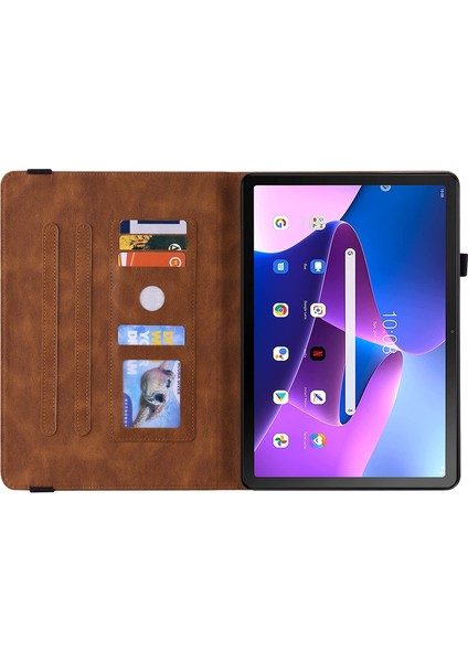 Lenovo Tab M10 Plus 10.6 3. Nesil Kelebek Çiçek Tablet Kılıf Için Kırmızı (Yurt Dışından) indirimleri