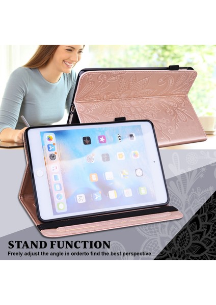 Huawei Matepad 11 2021 Için Dantel Çiçek Pu Kılıf Mor (Yurt Dışından)
