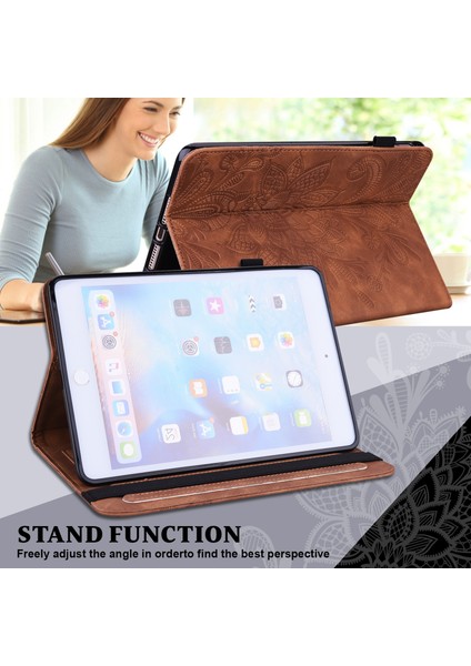 Huawei Matepad Pro 10.8 2021 / 2019 Için Dantel Çiçek Pu Kılıf Mor (Yurt Dışından) modelleri