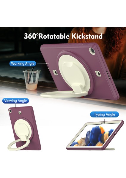 Huawei Matepad T 10 / T 10S Için Tpu + Pc Tablet Kılıfı Açık Mavi (Yurt Dışından)