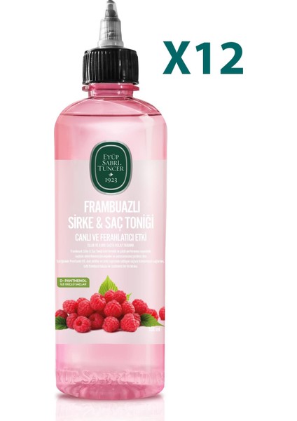 Frambuazlı Sirke & Saç Toniği 500 ml x 12