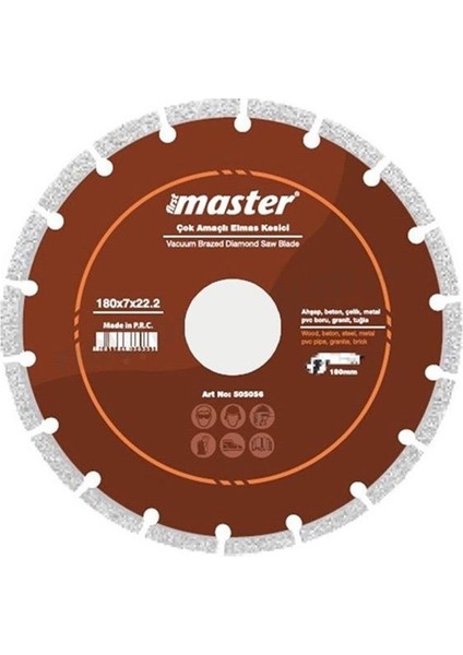 Elmas Kesici Çok Amaçlı 180 mm