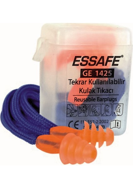 Essafe Kulak Tıkacı Kordonlu (GE1425)