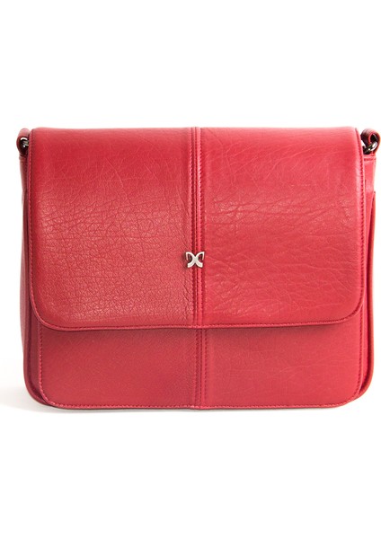 2104 Gerçek Deri Kadın Çapraz Çanta