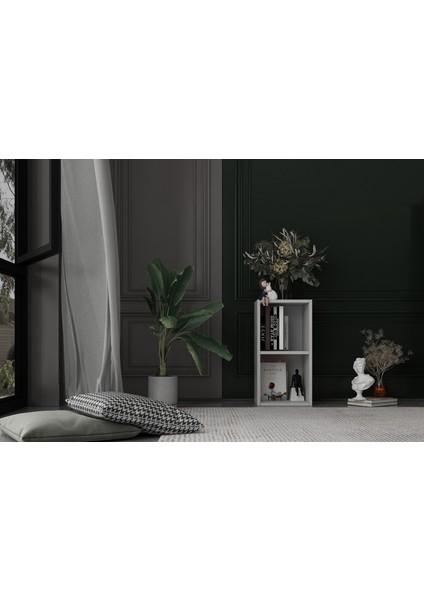 Rafli Kitaplik 35 cm Beyaz KTP-1001