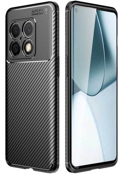 Oneplus 10 Pro Kılıf Negro Karbon Korumalı Silikon Lüx Siyah