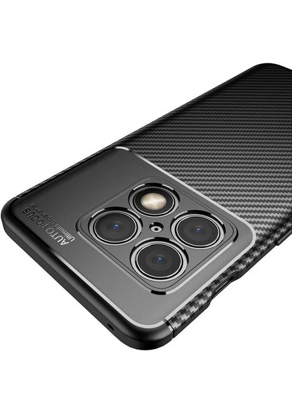 Oneplus 10 Pro Kılıf Negro Karbon Korumalı Silikon Lüx Siyah