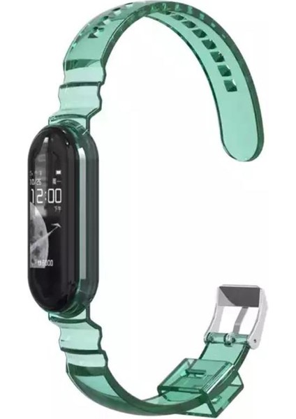 Xiaomi Mi Band 5 ve 6 Uyumlu Şeffaf Silikon Kordon fiyatları