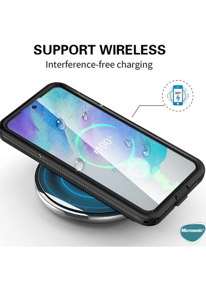 Samsung Galaxy S22 Kılıf Waterproof 360 Full Body Protective Siyah