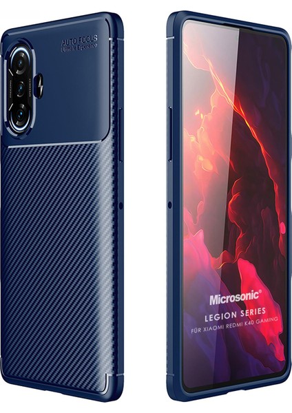 Xiaomi Redmi K40 Gaming Kılıf Legion Series Lacivert