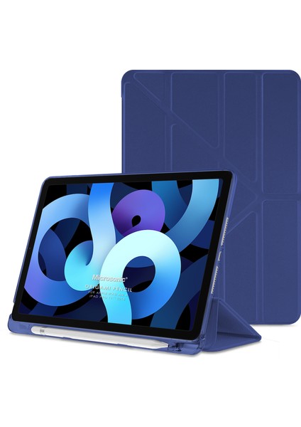 Apple iPad Air 5.nesil 2022 Kılıf (A2588-A2589-A2591) Origami Pencil Lacivert