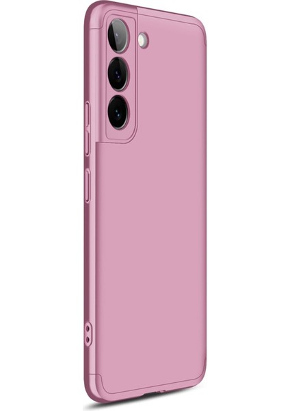 Samsung Galaxy S22 Kılıf Double Dip 360 Protective Rose Gold