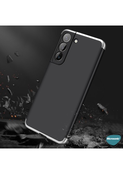 Samsung Galaxy S22 Plus Kılıf Double Dip 360 Protective Siyah Mavi