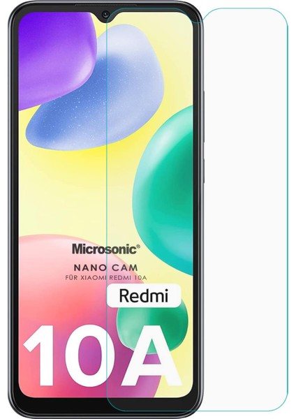 Xiaomi Redmi 10A Nano Glass Cam Ekran Koruyucu