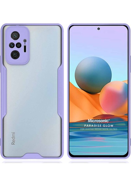 Xiaomi Redmi Note 10 Pro Max Kılıf Paradise Glow Lila