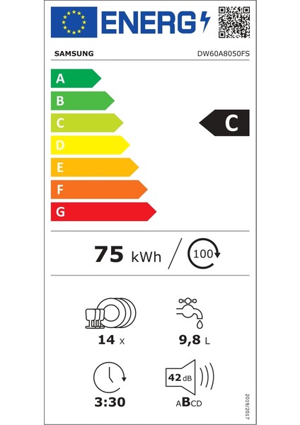 DW60A8050FS 8 Programlı Bulaşık Makinesi