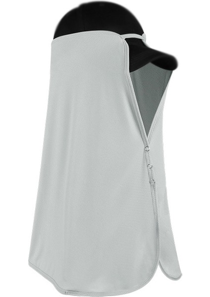 Buz Ipek Güneşlik Şal Başörtüsü Gri (Yurt Dışından)