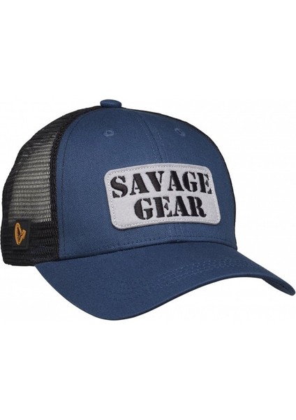 Logo Badge Cap One Size Teal Blue